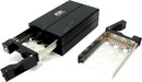 AgeStar <3U2B3A>(EXT BOX для внешнего подключения 2x3.5" SATA HDD, RAID0/1/JBOD,  USB3.0)
