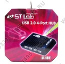 STLab U-181 USB2.0  Hub 4-Port + б.п.