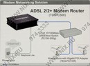 TRENDnet <TDM-C500> ADSL/2+ Modem Router(AnnexA, 1UTP 100Mbps,  USB)