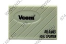 VCOM <AG-ka63/HL-2003/VTE7703/VAD7703> ADSL Splitter (AnnexA,  вход 1xRJ-12, выход 2xRJ-12)