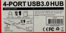 AgeStar <3U(B)H1 Red> USB3.0 Hub  4 port + б.п.
