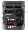 Стабилизатор Defender <AVR Initial 600>(200W, 10 A, вх.175 ~ 285V, вых.198 ~  242V, розетки 2 евро.стандарт)