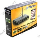 TRENDnet <TEW-711BR> 150Mbps Wireless N Home Router (4UTP 10/100Mbps, 1WAN, 802.11n/b/g, 150Mbps,  1x2dBi)