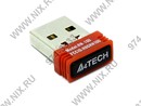 A4Tech Mouse <G9-555FX-1 White+Cubic>  (RTL) USB 5btn+Roll, беспроводная