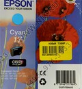 Картридж 17 <C13T17024A10> Cyan для Epson Expression Home  XP-33/103/203/207/303/306/403/406