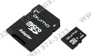Qumo <QM4GMICSDHC4> microSDHC 4Gb Class4 + microSD-->SD  Adapter