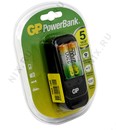 Зарядное уст-во GP <GPPB560GS270-2CR2>  PowerBank (NiMh, AA/AAA)+AAx2шт аккум.