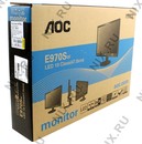 18.5" ЖК монитор AOC e970Swn <Black> (LCD, 1366x768,  D-Sub)