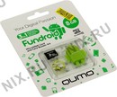 Qumo Fundroid <QM8GCR-MSD10-FD-GRN> MicroSDHC Memory Card 8Gb Class10 + USB microSD  Reader