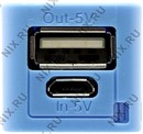 Внешний аккумулятор KS-is Power Bank KS-200 Blue (USB 0.8A, 2200mAh,  Li-lon)