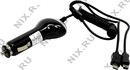 KS-is Sixxo KS-204 Автомобильное зарядное уст-во USB (Вх.DC12-24V, Вых.DC5V,  5.5W, 2xUSB, кабель miniUSB/microUSB)
