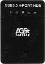 AgeStar <3UH2> USB3.0 Hub  4 port + б.п.