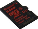 Kingston <SDCA3/64GBSP> microSDXC Memory Card 64Gb UHS-I  U3