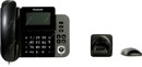 Panasonic KX-TGF310RUM <Black> проводной телефон+р/телефон (трубка с ЖК  диспл., DECT)