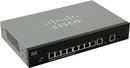 Cisco <SF302-08PP-K9-EU> Управляемый коммутатор (8UTP 100Mbps PoE+ 2Combo  1000BASE-T/SFP)