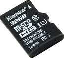 Kingston <SDC10G2/32GBSP> microSDHC Memory Card  32Gb UHS-I U1 Class10