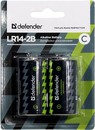 Defender LR14-2B Size"C", 1.5V, щелочной  (alkaline) <уп. 2шт> <56032>