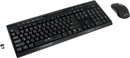 OKLICK Wireless  Keyboard & Optical Mouse <280M> Black (Кл-ра, USB,FM+Мышь 6кн,  Roll, USB, FM) <337456>