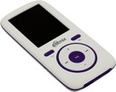 Ritmix <RF-4450-4Gb> White/Violet (A/V Player, FM, 4Gb, MicroSD,  1.8"LCD, дикт., USB2.0, Li-Pol)