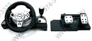 Руль Dialog GW-14VR Cyber Pilot USB (Вибро,  Рулевое колесо, педали,12кн.,4поз.перекл., миниджойстик,3 поз.рычагКПП)