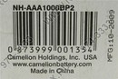 Аккумулятор Camelion NH-AAA1000BP2 (1.2V, 1000mAh) NiMH, Size "AAA" <уп. 2  шт>