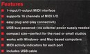M-Audio MIDIsport 1x1  (RTL)  (MIDI  in/out,  USB)
