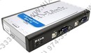 D-Link <DKVM-4U> 4-Port USB  KVM  Switch  (клавиатураUSB+мышьUSB+VGA15pin)(+2  кабеля)