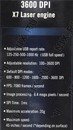 A4Tech 3xFire Laser Mini Mouse <XL-750MK-Black>  (3600dpi)(RTL)  USB  7btn+Roll,  уменьшенная