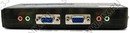 MultiCo <EW-K1904S> 4-port Slim KVM Switch with  Cable(клавиатураPS/2+мышьPS/2+VGA15F+Audio+Mic)