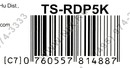 Transcend <TS-RDP5K-Black> USB2.0 SDXC/microSDXC Card  Reader/Writer