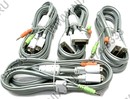 Multico <EW-K2404DU> 4-port DVI USB KVM Switch + 4-port USB2.0 Hub with  Cable(клав.USB+мышьUSB+DVI-I+Audio)+б.п.