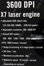 A4Tech Game Laser Mouse  <XL-750BH-Black-Brown> (3600dpi) (RTL)USB 7btn+Roll