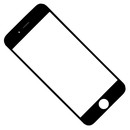 стекло тачскрина для iPhone 6 черный