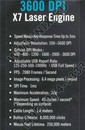 A4Tech Game Laser Mouse <XL-750BK-Green Fire> (3600dpi) (RTL) USB  7btn+Roll