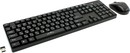 OKLICK Wireless  Keyboard & Optical Mouse <210M>  Black(Кл-ра, USB, FM+Мышь 5кн,Roll,USB,FM)<12841>