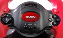 Руль SVEN Speedy (Vibration Feedback, рулевое колесо, педали, 10кн, 4 поз.мини-джойстик,  USB)