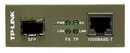 TP-LINK <MC220L> 1000Base-T to SFP Media  Converter  (1UTP,  1  SFP)