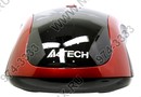 A4Tech V-Track Mouse <N-360-2 Red+Black>  (RTL) USB 3btn+Roll, уменьшенная