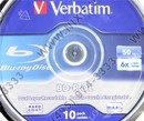 BD-R Disc Verbatim  50Gb  6x Dual Layer  <уп.10  шт>  на  шпинделе<43746>