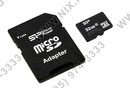 Silicon Power <SP032GBSTH010V10-SP> microSDHC Memory Card 32Gb Class10 + microSD-->SD  Adapter