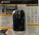 A4Tech Mouse <G9-110H-1 Black>  (RTL) USB 4btn+Roll, беспроводная