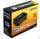 TRENDnet <TPE-113GI> Gigabit PoE Injector (1UTP 1000Mbps  Data-In, 1UTP 1000Mbps PoE-Out)