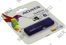 ADATA DashDrive UV110 <AUV110-8G-RBL> USB2.0 Flash Drive  8Gb