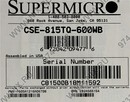 Server Case SuperMicro <CSE-815TQ-600WB> Black 4xHotSwap SAS/SATA,  E-ATX(WIO) 600W 1U RM