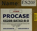 Server Case 2U Procase <ES208-SATA3-B-0> Black 8xHotSwap  SAS/SATA, E-ATX, без БП
