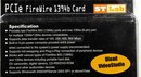 STLab F-301 (RTL) PCI-Ex1, 1 port-ext  IEEE1394a, 2 port-ext IEEE1394b