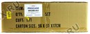 Server Case 2U Procase <GM238D-B-0> Black, MicroATX, без БП,  LCD display, с дверцей