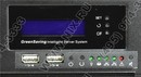 Server Case 2U Procase <GM238D-B-0> Black, MicroATX, без БП,  LCD display, с дверцей