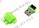 Qumo Fundroid <QM4GCR-MSD10-FD-GRN> MicroSDHC Memory Card 4Gb Class10  + USB microSD Reader