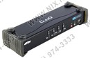 ATEN <CS1764A> 4-port USB 2.0 DVI KVMP Switch  (клавиатура  USB+мышь  USB+DVI+Audio+Mic)(+4  кабеля)